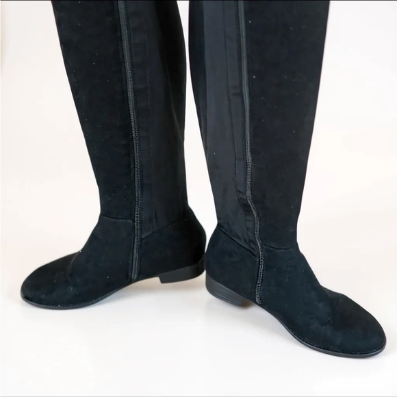 Fashion Nova Black Over the Knee Boots - Picture 5 of 12